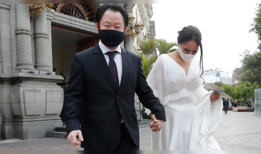 La empresaria, con quien lleva años de relación con el hijo de Alberto Fujimori, se casó esta martes en una ceremonia privada. Foto: Antonio Melgarejo/La República La empresaria, con quien lleva años de relación con el hijo de Alberto Fujimori, se casó esta martes en una ceremonia privada. Foto: Antonio Melgarejo/La República