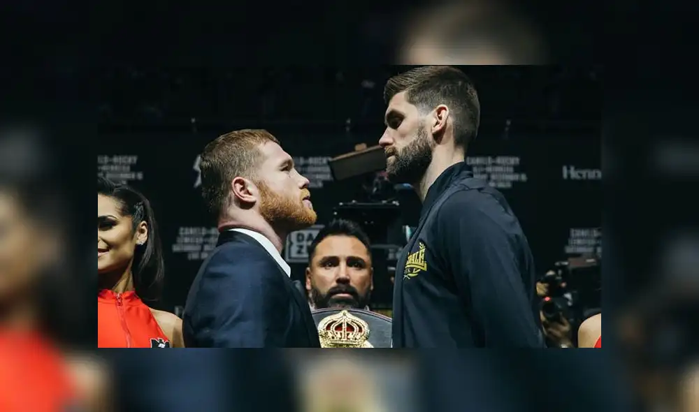 Canelo Álvarez vs Rocky Fielding: así fue el primer careo entre ambos boxeadores [VIDEO]