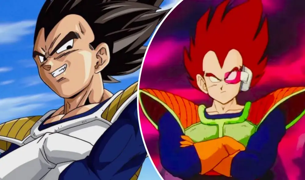 Son pocos los que recuerdan que Vegeta era pelirrojo en los primeros capítulos de "Dragon Ball Z". Foto: composición/ Toei Animation Son pocos los que recuerdan que Vegeta era pelirrojo en los primeros capítulos de "Dragon Ball Z". Foto: composición/ Toei Animation
