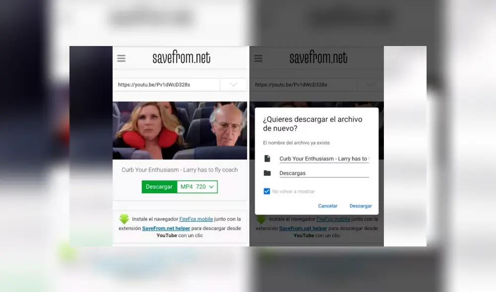Conoce la sencilla manera de tener cualquier video de YouTube en tu dispositivo Android para que lo veas sin usar tus datos. Foto: captura