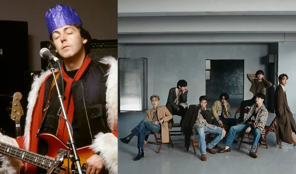 Desliza para ver más fotos de Paul McCartney y BTS. Foto: composición LR / Instagram Desliza para ver más fotos de Paul McCartney y BTS. Foto: composición LR / Instagram