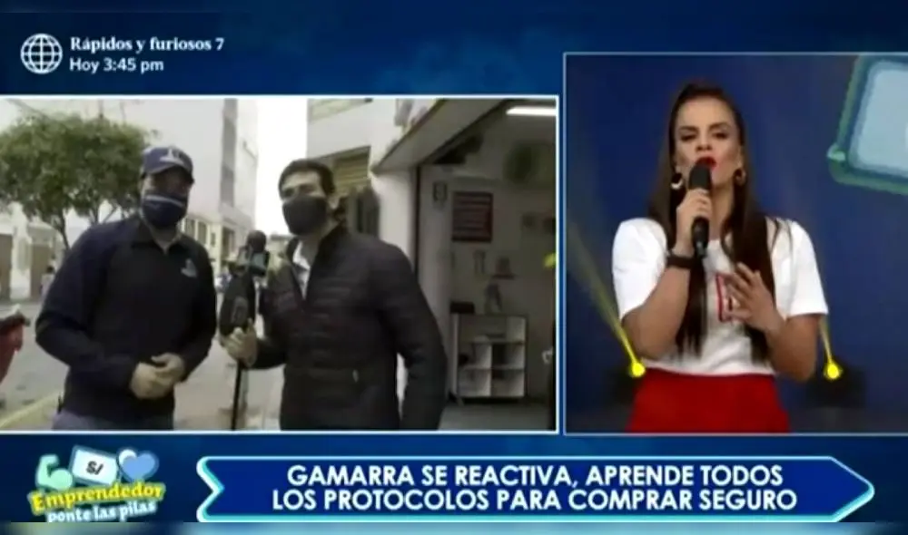 George Forsyth le dice a Alejandra Baigorria que solo la ve como amiga.