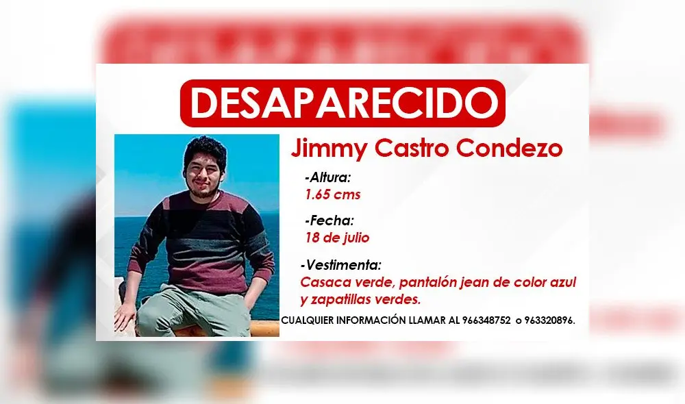 Desaparecido.