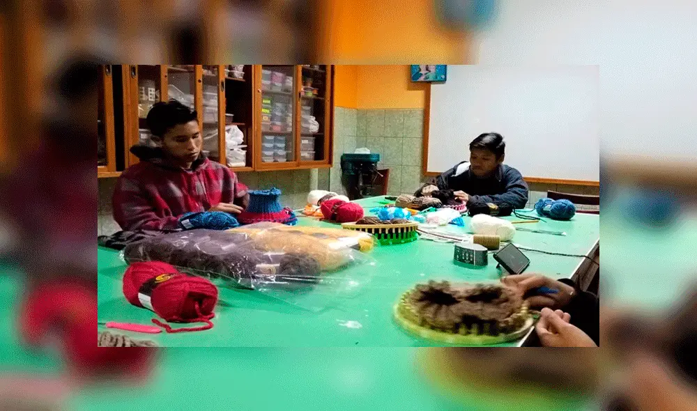 Las confecciones son hechas los miércoles, aunque su entusiasmo los hace trabajar en sus ratos libres. Foto: Salesianos Perú. Las confecciones son hechas los miércoles, aunque su entusiasmo los hace trabajar en sus ratos libres. Foto: Salesianos Perú.