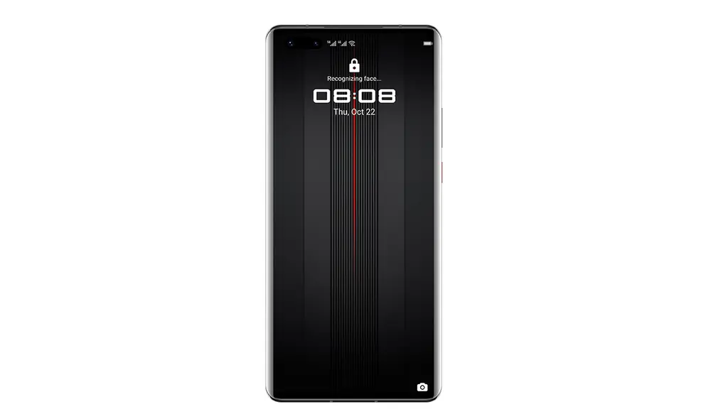 La interfaz también ha sido personalizada con elementos de Porsche. Foto: Huawei