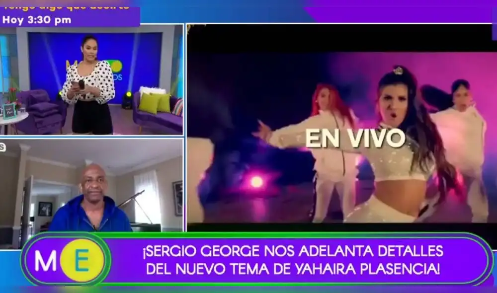 Sergio George adelante detalles de la nueva canción de Yahaira Plasencia. | Foto: Captura Latina. Sergio George adelante detalles de la nueva canción de Yahaira Plasencia. | Foto: Captura Latina.