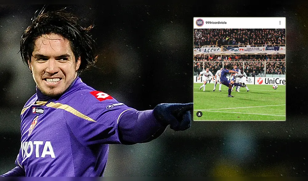 Loco Vargas: hinchas de la Fiorentina recuerdan gol del peruano en la Champions League Loco Vargas: hinchas de la Fiorentina recuerdan gol del peruano en la Champions League