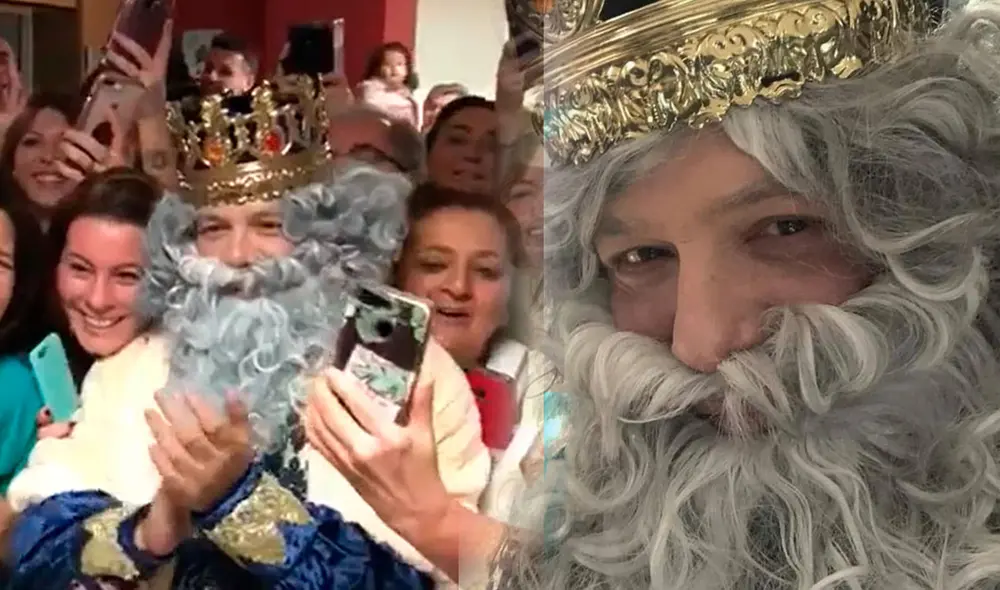 El cantante Alejandro Sanz estuvo en un compartir con un grupo de personas de la tercera edad. Foto: captura/TikTok/Instagram Alejandro Sanz