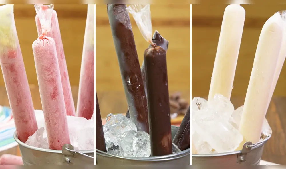 Marcianos de fresa con kiwi, guanabana con leche y zambito. Buenazo