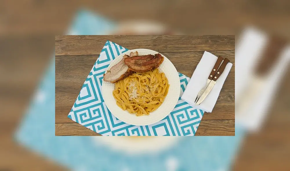 Grillcorp: chancho al cilindro con tallarines a la huancaína