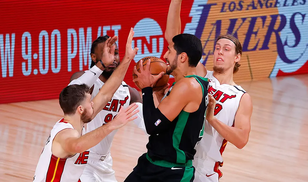 Boston Celtics vs Miami Heat EN VIVO: sigue AQUÍ el partido por la final de la Conferencia Este en la NBA. Foto: AFP.