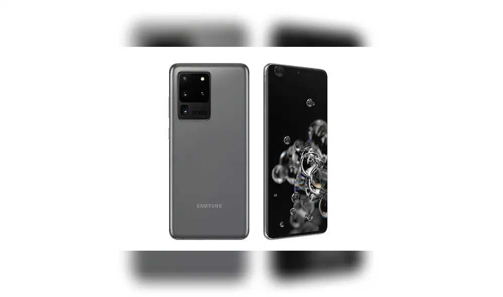 Diseño del Samsung Galaxy S20 Ultra.