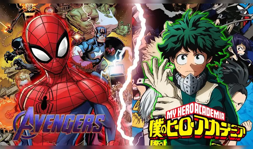 My Hero Academia: épico crossover entre el anime y ‘The Avengers’ emociona a todos los fanáticos