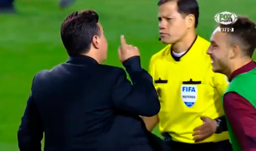 Marcelo Gallardo, entrenador de River Plate, le dedicó algunas palabras al árbitro peruano Víctor Hugo Carrillo.