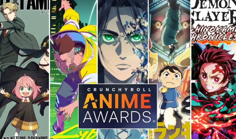 Los Anime Awards 2023 ya tiene abiertas sus votaciones y puedes apoyar a tus nominados favoritos. Foto: composición/Crunchyroll