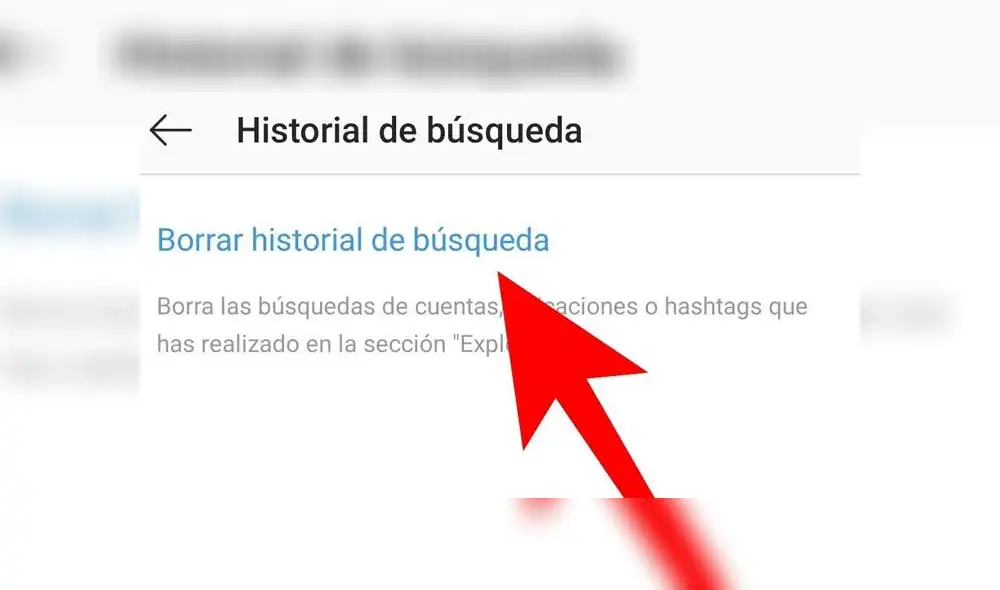Instagram: descubre cómo eliminar el historial de búsqueda en la red social [FOTOS]