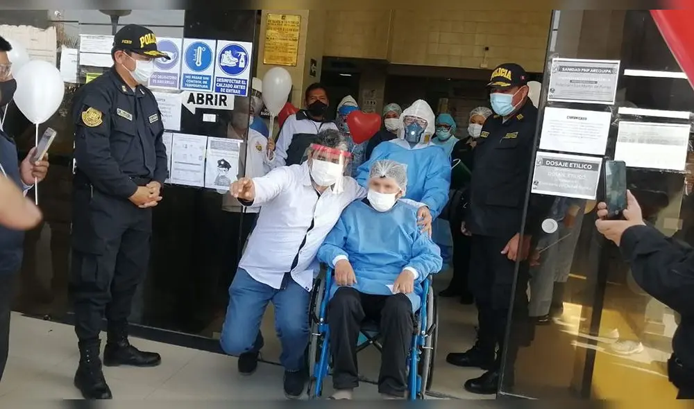 Agente de la Policía fue dado de alta tras superar a la COVID-19. Agente de la Policía fue dado de alta tras superar a la COVID-19.