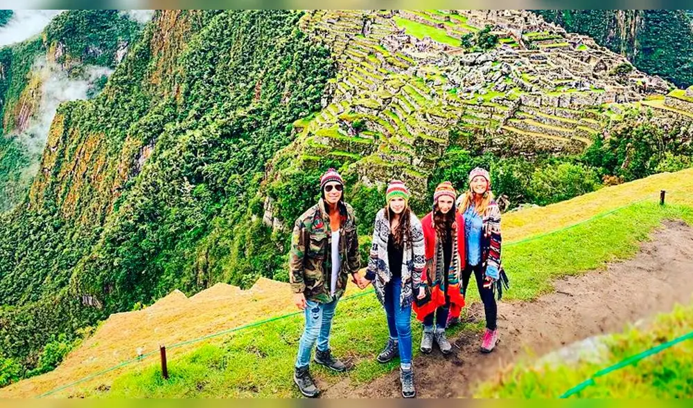Andrea Legarreta y Erik Rubín se emocionan al conocer Machu Picchu [FOTOS]