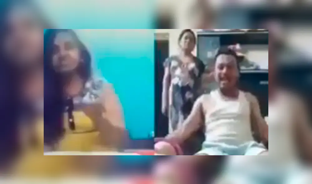 Facebook viral: pareja infiel hace trasmisión en vivo con sexy chica y esposa aparece