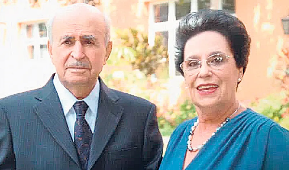 Familia. Don Benjamín y su esposa Lola Acebo de Samanez. Foto: difusión