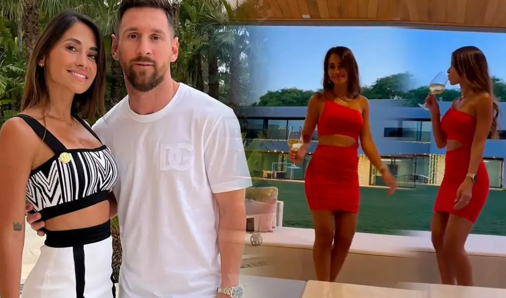 Lionel Messi publica video de Antonela Rocuzzo bailando previo a la Navidad. Foto: composiciòn LR/ captura de Twitter Lionel Messi publica video de Antonela Rocuzzo bailando previo a la Navidad. Foto: composiciòn LR/ captura de Twitter