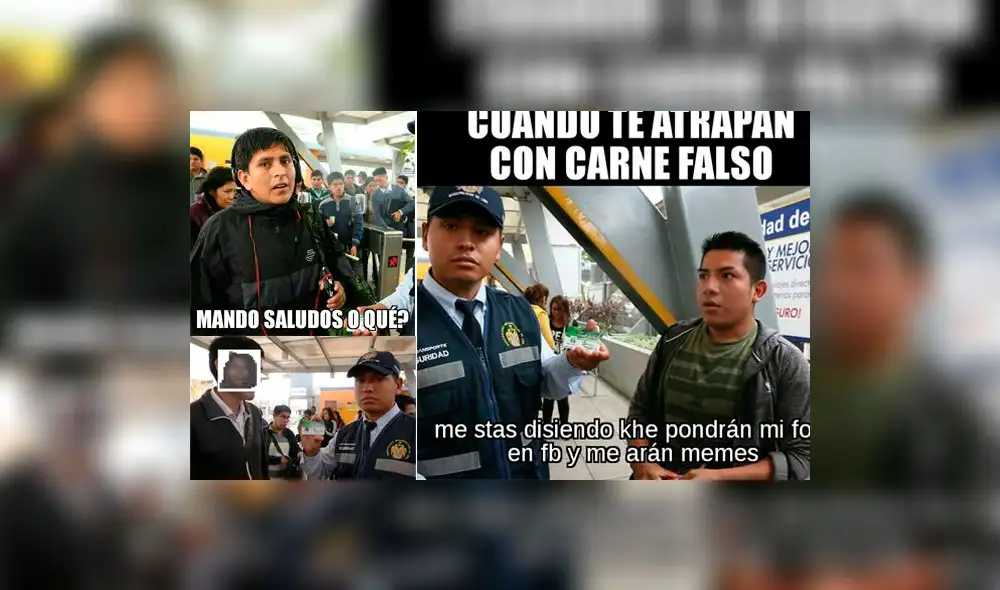 Facebook: Usuarios del Metropolitano son blanco de memes tras ser atrapados con tarjetas preferenciales Facebook: Usuarios del Metropolitano son blanco de memes tras ser atrapados con tarjetas preferenciales