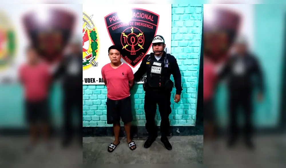 Agresor permanece detenido en la comisaría. Agresor permanece detenido en la comisaría.