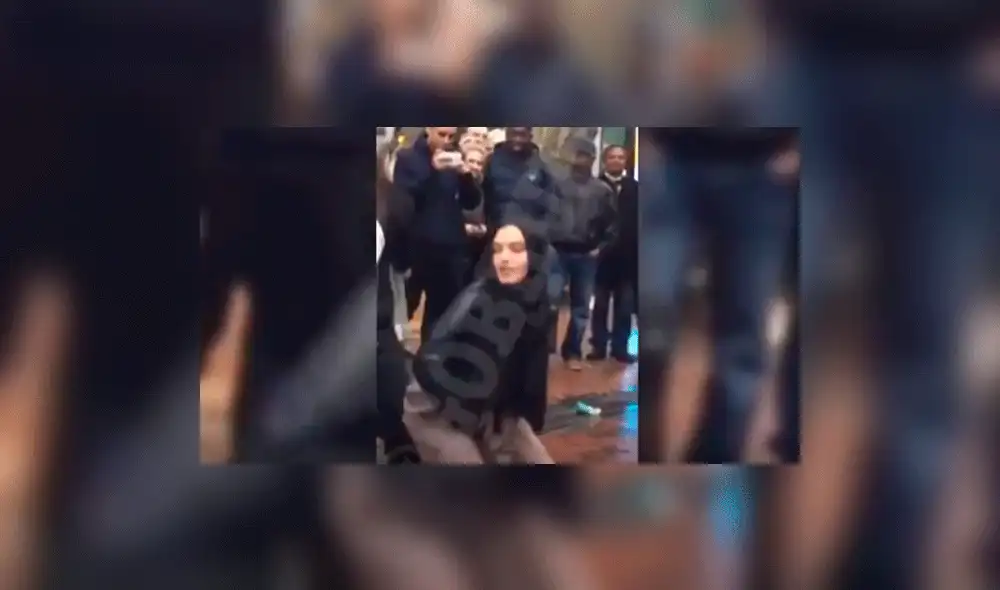 Musulmana que bailó twerking en la calle recibe amenazas de muerte | VIDEO