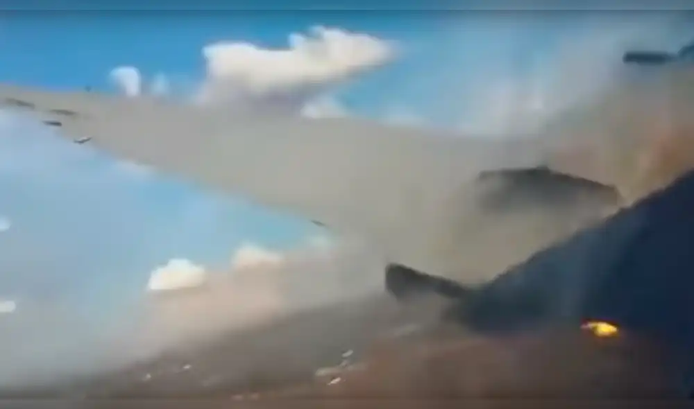 YouTube: pasajero graba el preciso instante en el que su vuelo se estrella