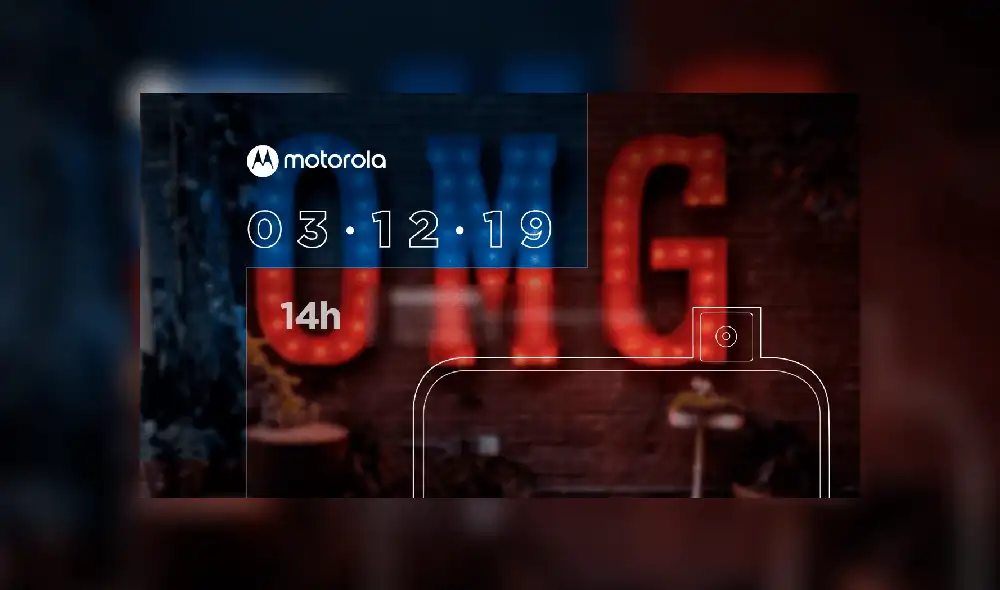 Invitación al lanzamiento del Motorola One Hyper.