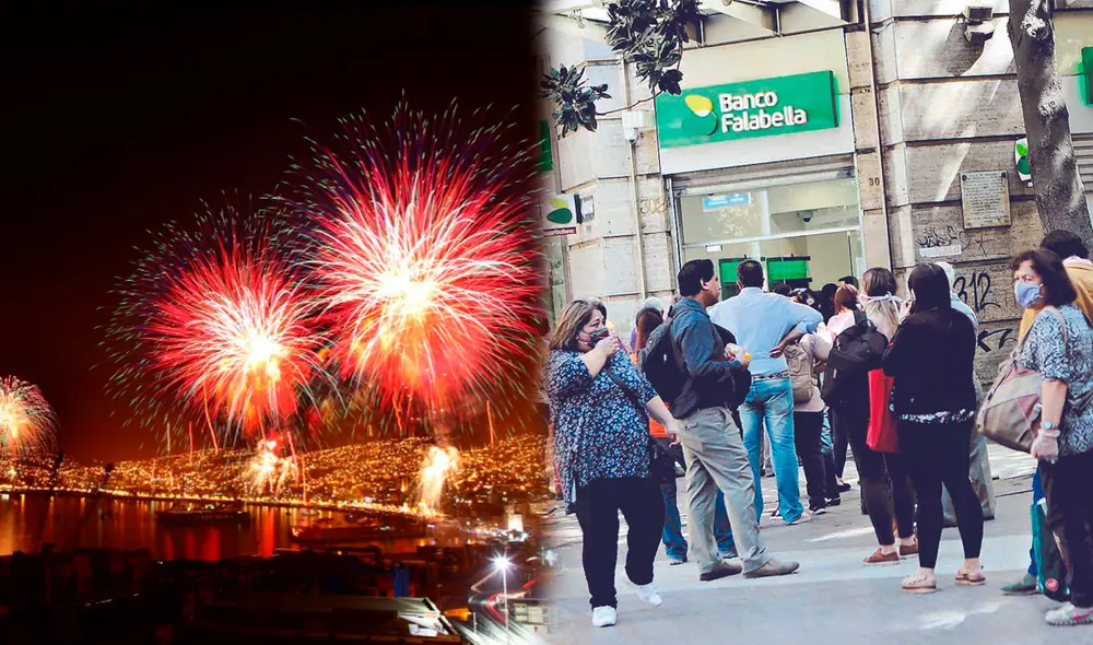 Tradicionalmente, el 31 de diciembre es feriado bancario en Chile. Foto: composición LR / El Mercurio / La Tercera