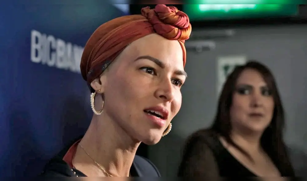 La actriz estuvo en la conferencia de prensa de "No me digas solterona 2" y habló de diversos temas. Foto: John Reyes