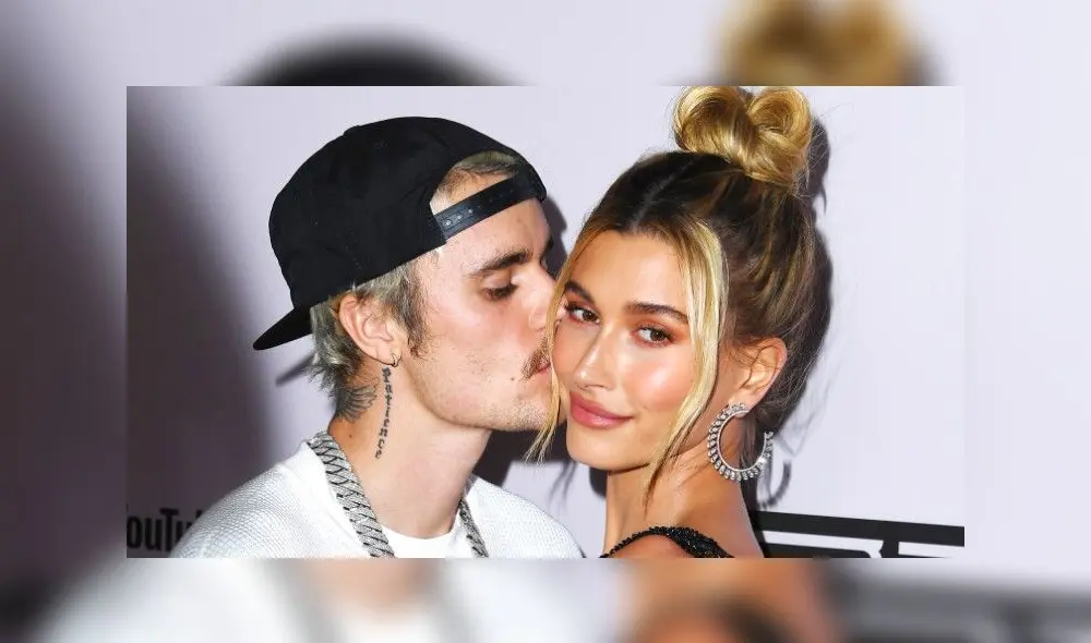 Justin Bieber y su esposa.