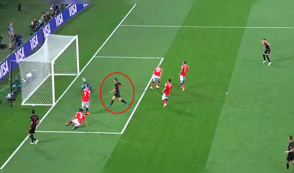 Rusia vs Croacia: gol de cabeza de Kramarić para el 1-1 | VIDEO