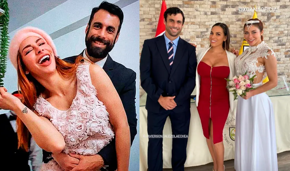 La modelo peruana Aída Martínez fue quien publicó la primera foto de los recién casados. Foto: Instagram