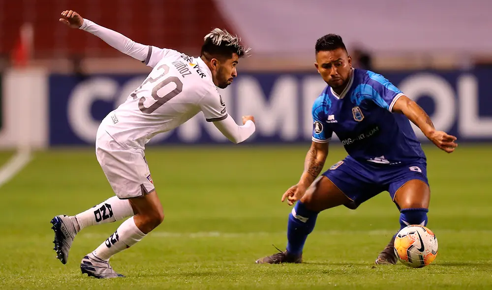 Binacional se enfrenta a LDU de Quito por la fecha 5 de la Copa Libertadores 2020. Foto: Twitter