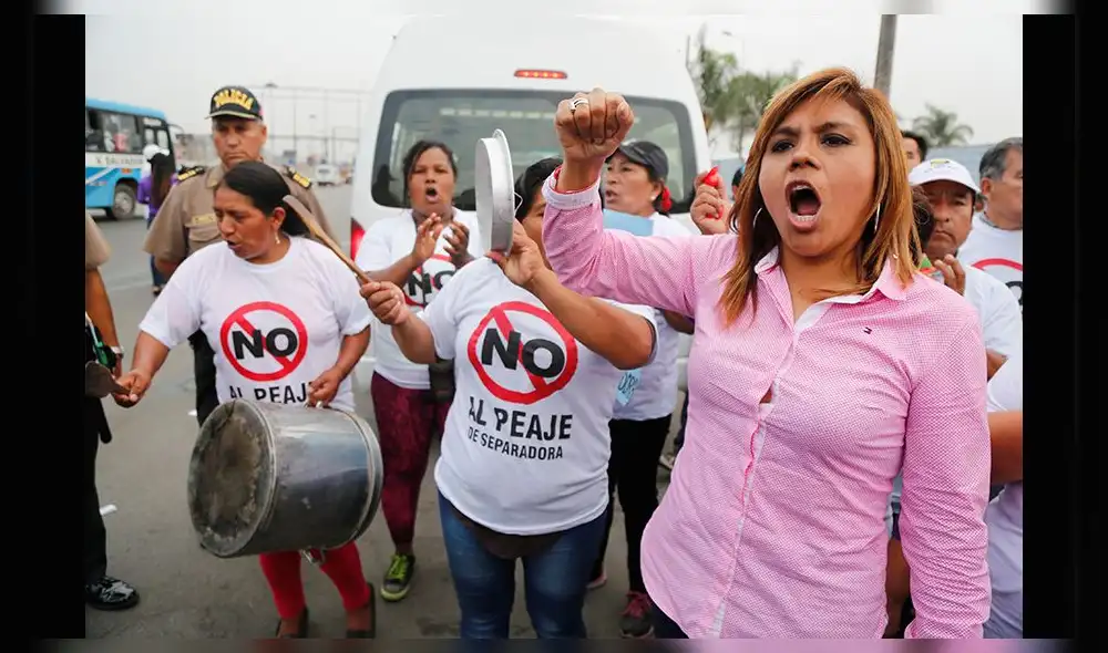 La Molina: vecinos protestan contra peaje en Separadora Industrial e ...