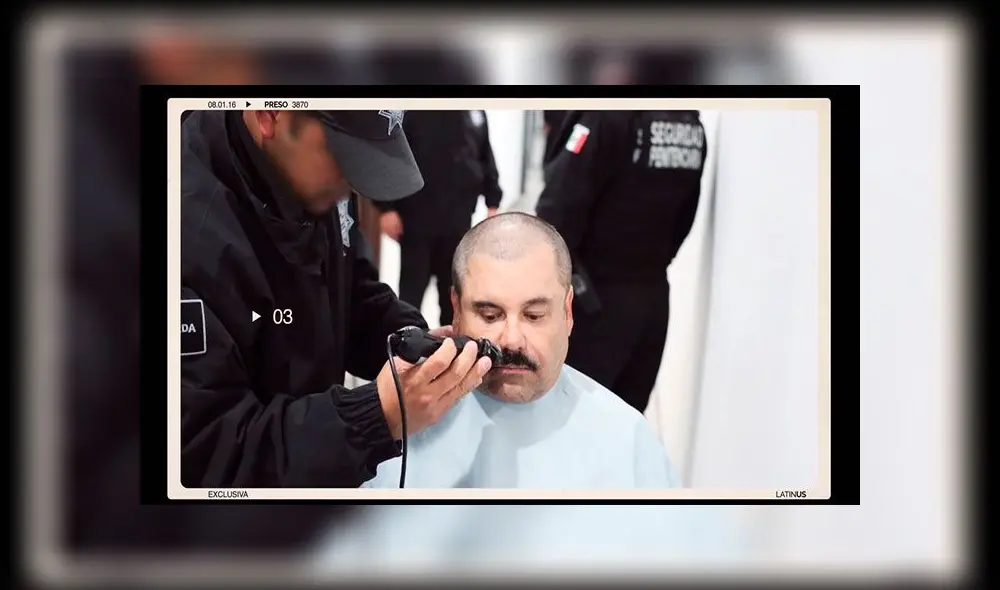 En la cárcel de El Altiplano (México) el temido capo de la droga perdió el bigote que lo caracterizó. Foto: Latinus