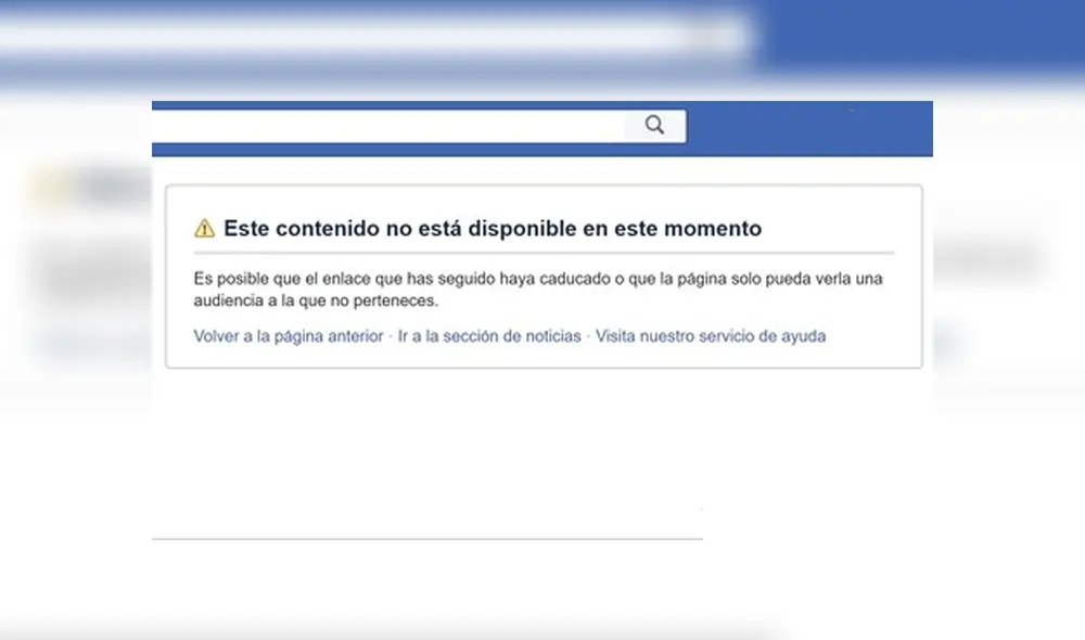 Ahora ya sabes distinguir cuando fuiste bloqueado de Facebook y cuando no.