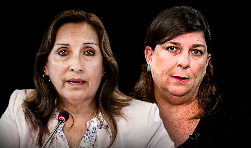 La conductora de "Sin Guión" criticó que Dina Boluarte no se pronunciara por el actuar de la PNP. Foto: composición Jazmín Ceras/ La República La conductora de "Sin Guión" criticó que Dina Boluarte no se pronunciara por el actuar de la PNP. Foto: composición Jazmín Ceras/ La República