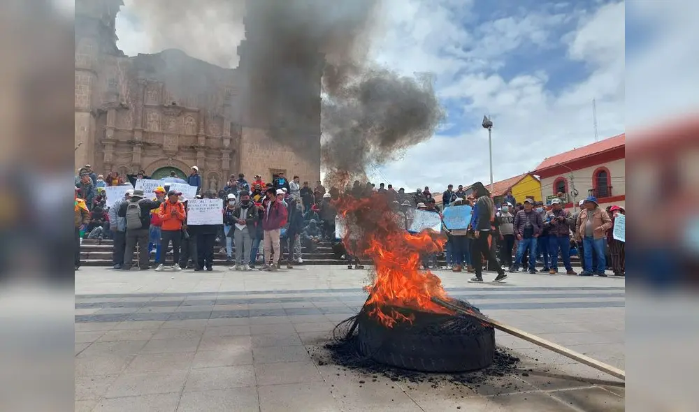 Manifestaciones en Puno persisten. Foto: La República