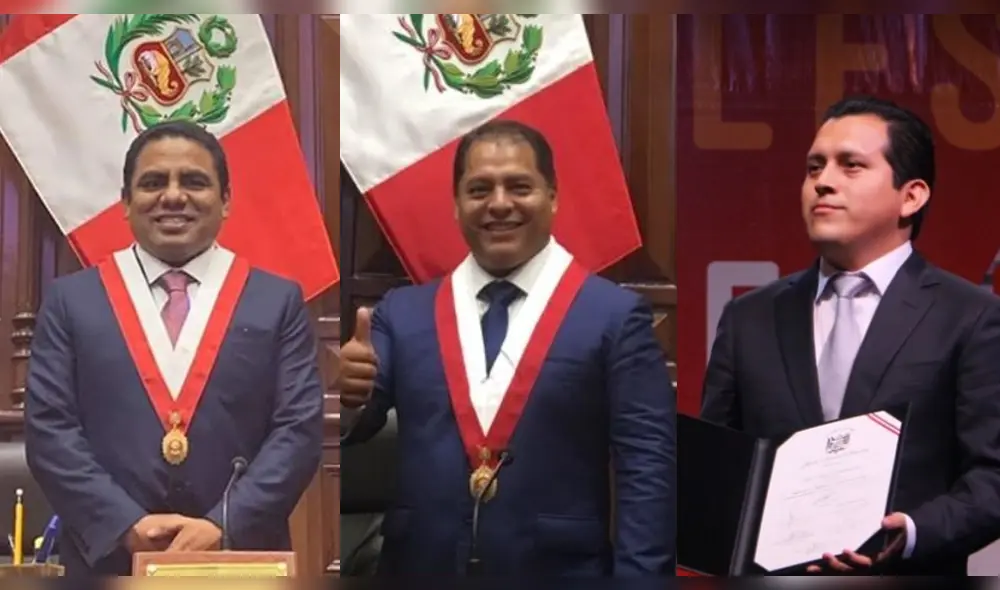 Aron Espinoza, Robinson Gupioc y José Luna. Aron Espinoza, Robinson Gupioc y José Luna.