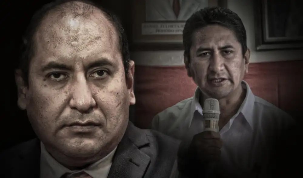 Richard Arce enfatizó que es "evidente" los vínculos de corrupción de Vladimir Cerrón. Composición: Fabrizio Oviedo/La República.