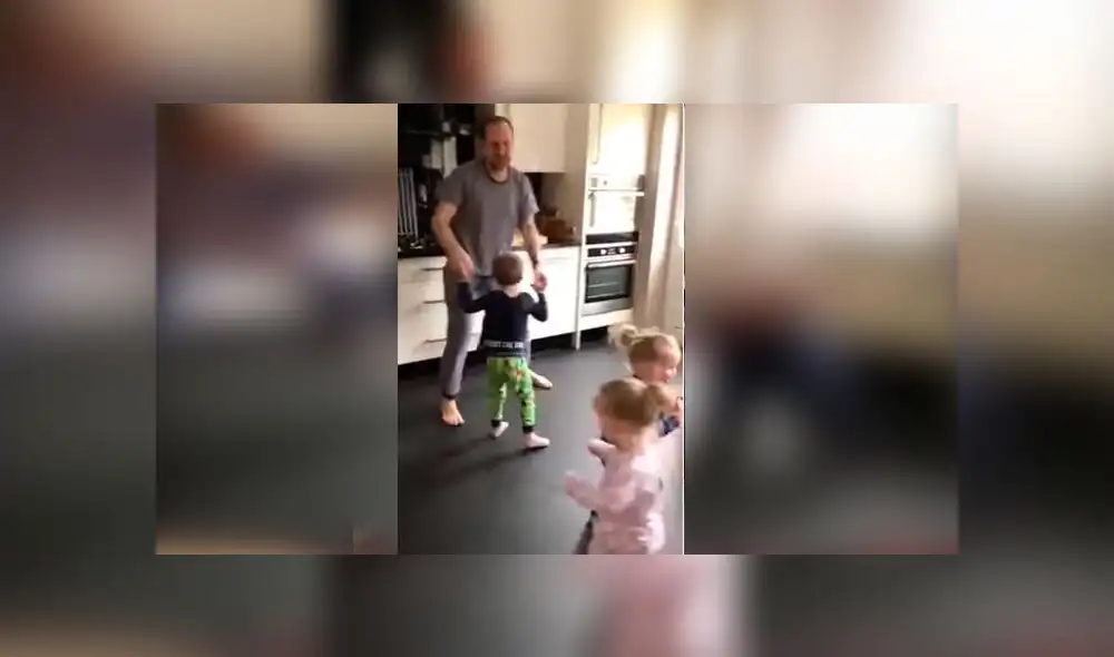 Desliza las imágenes para ver la emotiva escena que registró una madre entre su esposo y sus hijos. Foto: RM Videos Desliza las imágenes para ver la emotiva escena que registró una madre entre su esposo y sus hijos. Foto: RM Videos