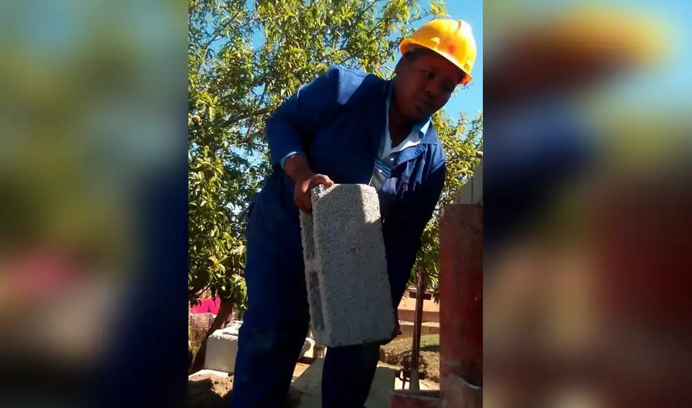 La joven decidió construir esta parte de su casa por cuenta propia y sorprendió a miles. Foto: Zamanzini Philisiwe / Facebook