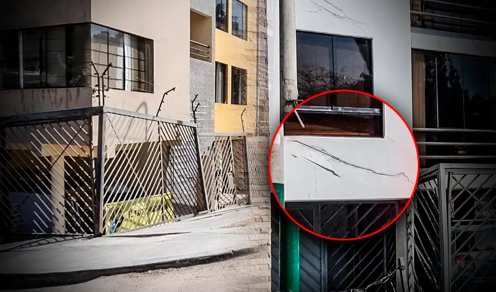 Los vecinos de la urbanización Limatambo se muestran preocupados por los daños que vienen registrando sus viviendas. Foto: composición LR/URPI-La República