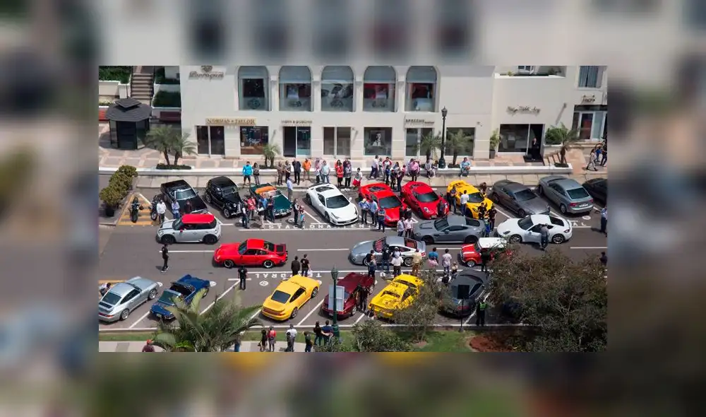 Lima fue escenario del primer encuentro automovilístico Cars & Coffee 