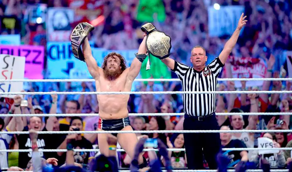 Daniel Brayan ganó los dos campeonatos más importantes de la WWE en WrestleMania 30. | Foto: WWE Daniel Brayan ganó los dos campeonatos más importantes de la WWE en WrestleMania 30. | Foto: WWE
