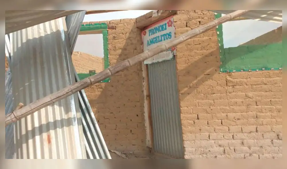 Lambayeque: fuertes vientos causaron daños en Pronoei