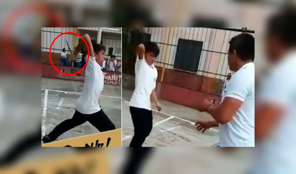 Menor quería vengarse de lo que su profesor le había hecho. Foto: Facebook Menor quería vengarse de lo que su profesor le había hecho. Foto: Facebook